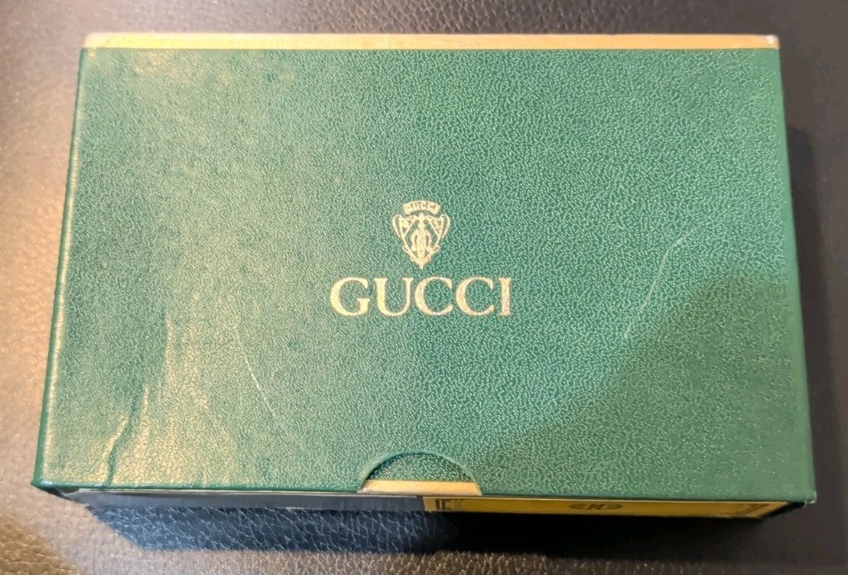 Vintage Gucci Playing Cards - Decks Factory Sealed - Made In Italy Vintage Gucci Playing Cards - Decks Factory Sealed - Made In Italy