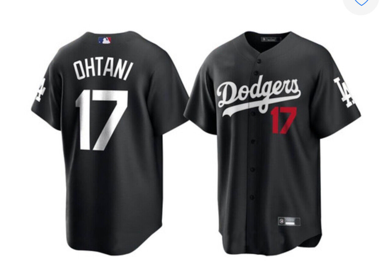 Dodgers Shohei Ohtani Black  Home Jersey -  Men\'s   NWT