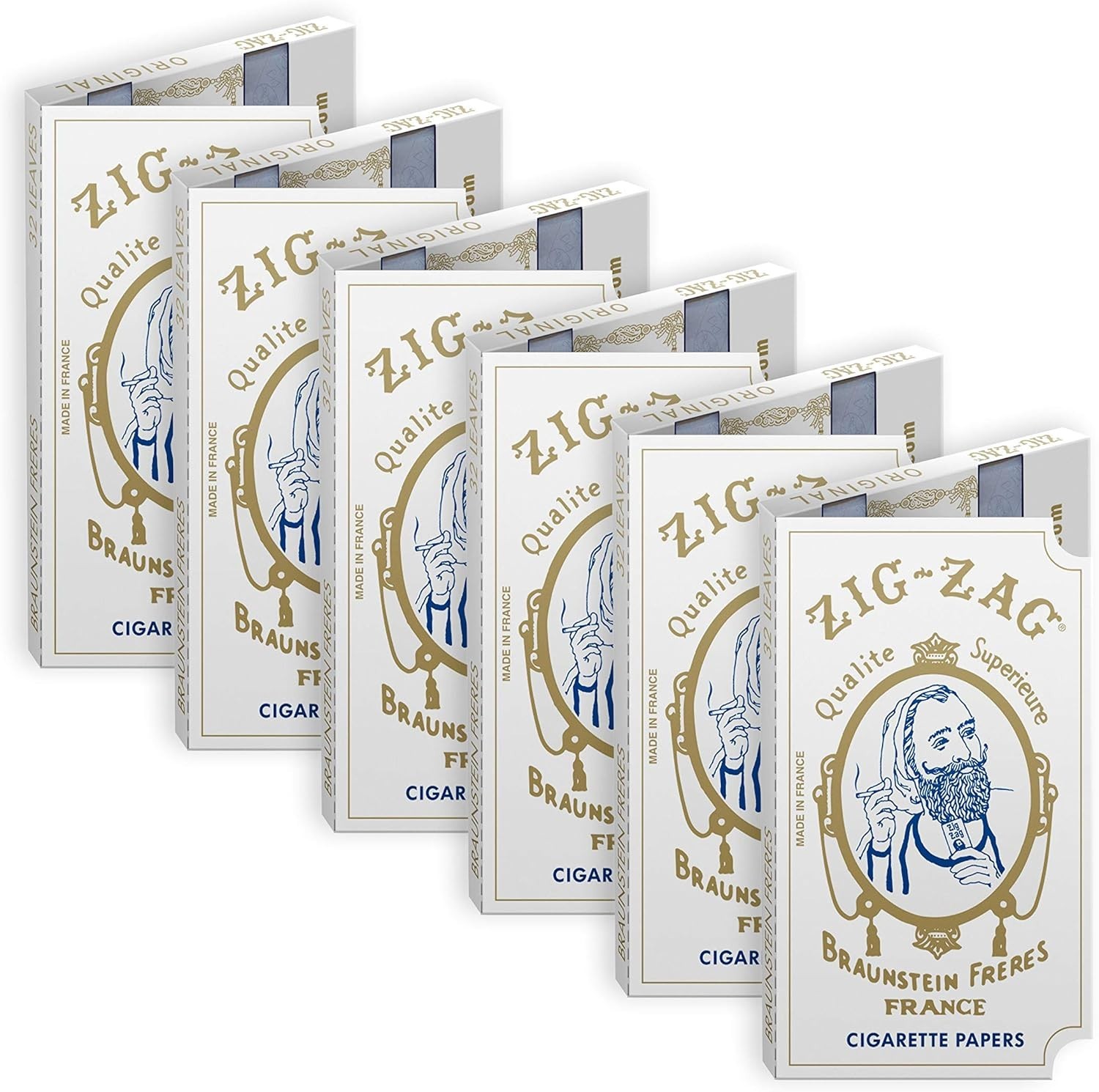 ZIG-ZAG Rolling Papers - Original White 70 mm Paper Can't ship California ZIG-ZAG Rolling Papers - Original White 70 mm Paper Can't ship California