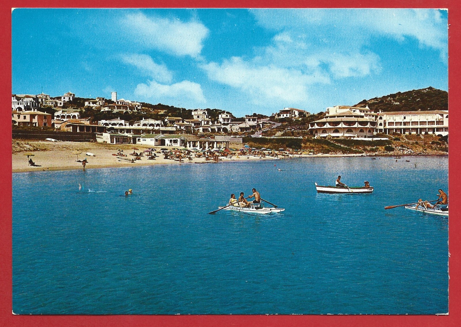 Postcard NV ITALY - ARZACHENA - Lower Bay Sardinia - Panorama Postcard NV ITALY - ARZACHENA - Lower Bay Sardinia - Panorama
