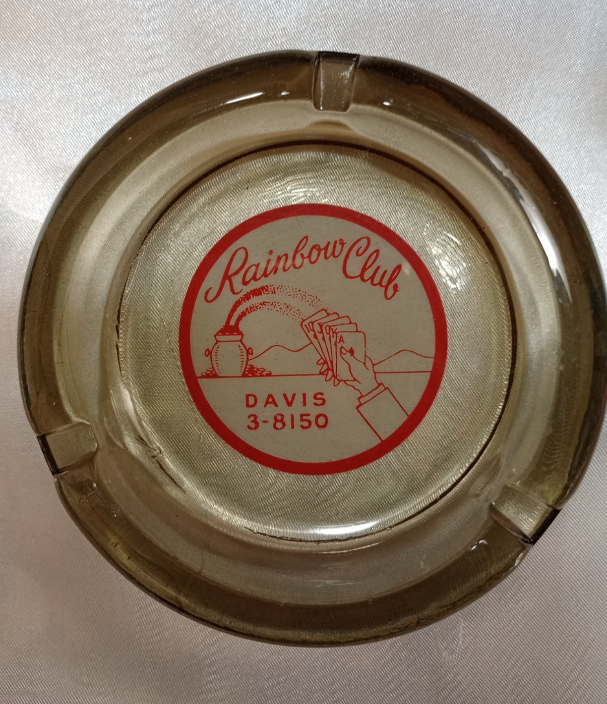 Extremely Rare 1930's Rainbow Club Ashtray - Las Vegas, NV Extremely Rare 1930's Rainbow Club Ashtray - Las Vegas, NV