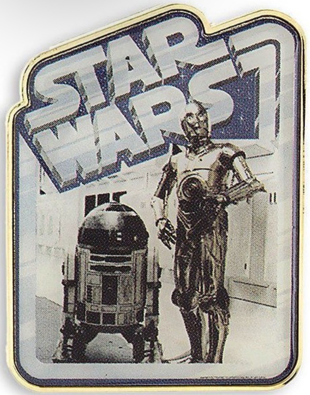 NEW 2015 Vintage Mystery Disney Pin R2D2 C3PO ONLY Star Wars Droid Poster NO Box