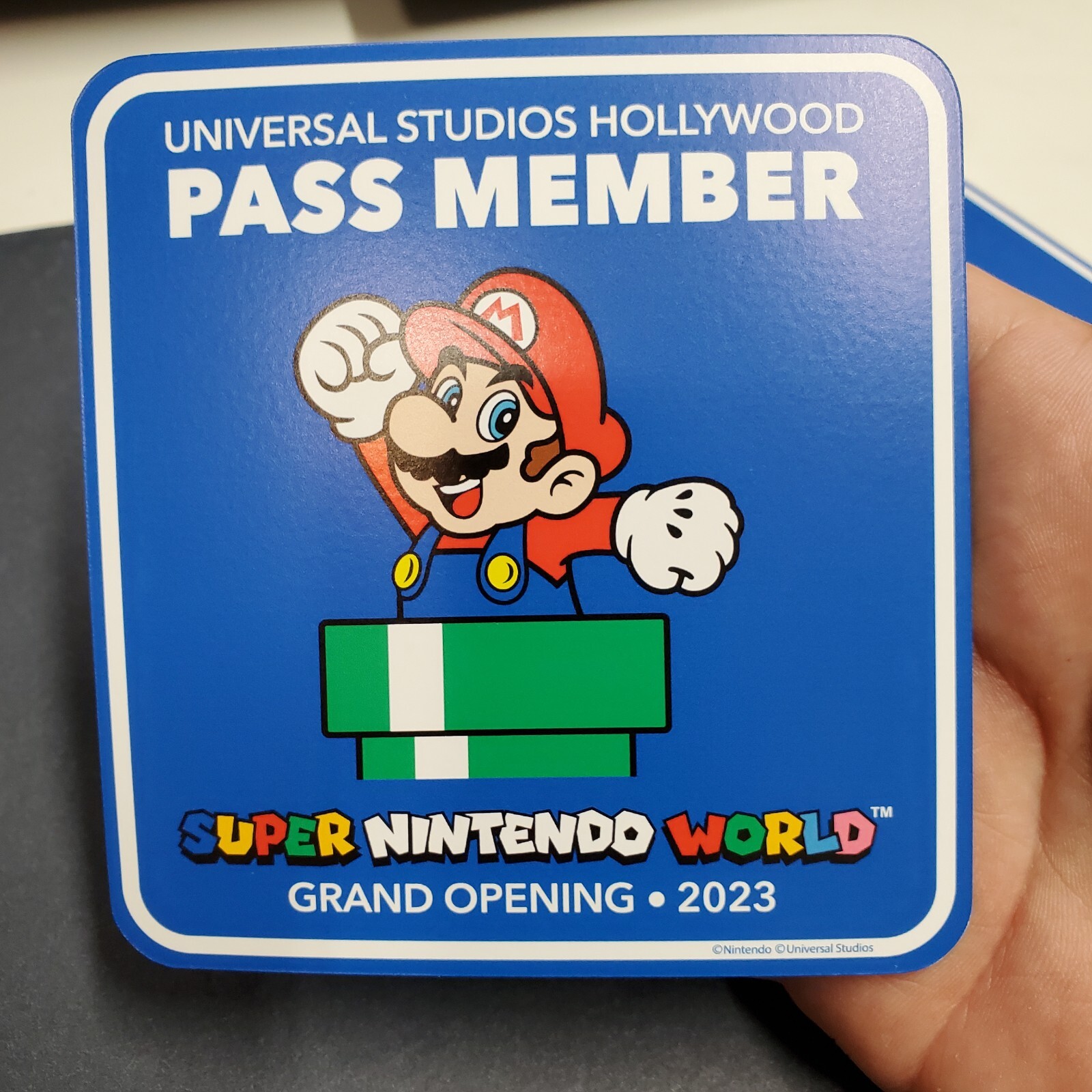 2023 Super Nintendo World Universal Studios Mario Magnet (*Aftermarket) 2023 Super Nintendo World Universal Studios Mario Magnet (*Aftermarket)
