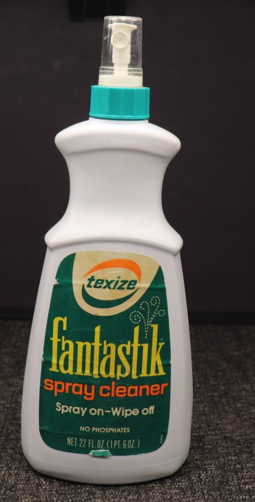 Vintage Texize Fantastik Spray Cleaner Bottle Movie Prop Man Cave Garage Decor Vintage Texize Fantastik Spray Cleaner Bottle Movie Prop Man Cave Garage Decor