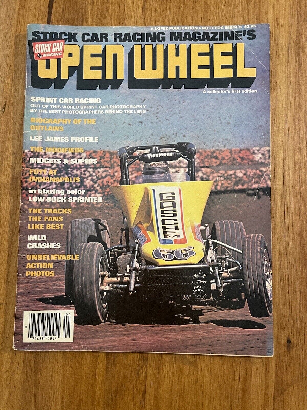 Open Wheel magazine 1st Issue Vol. 1 No. 1 Sprint Cars & More Kinser 1980