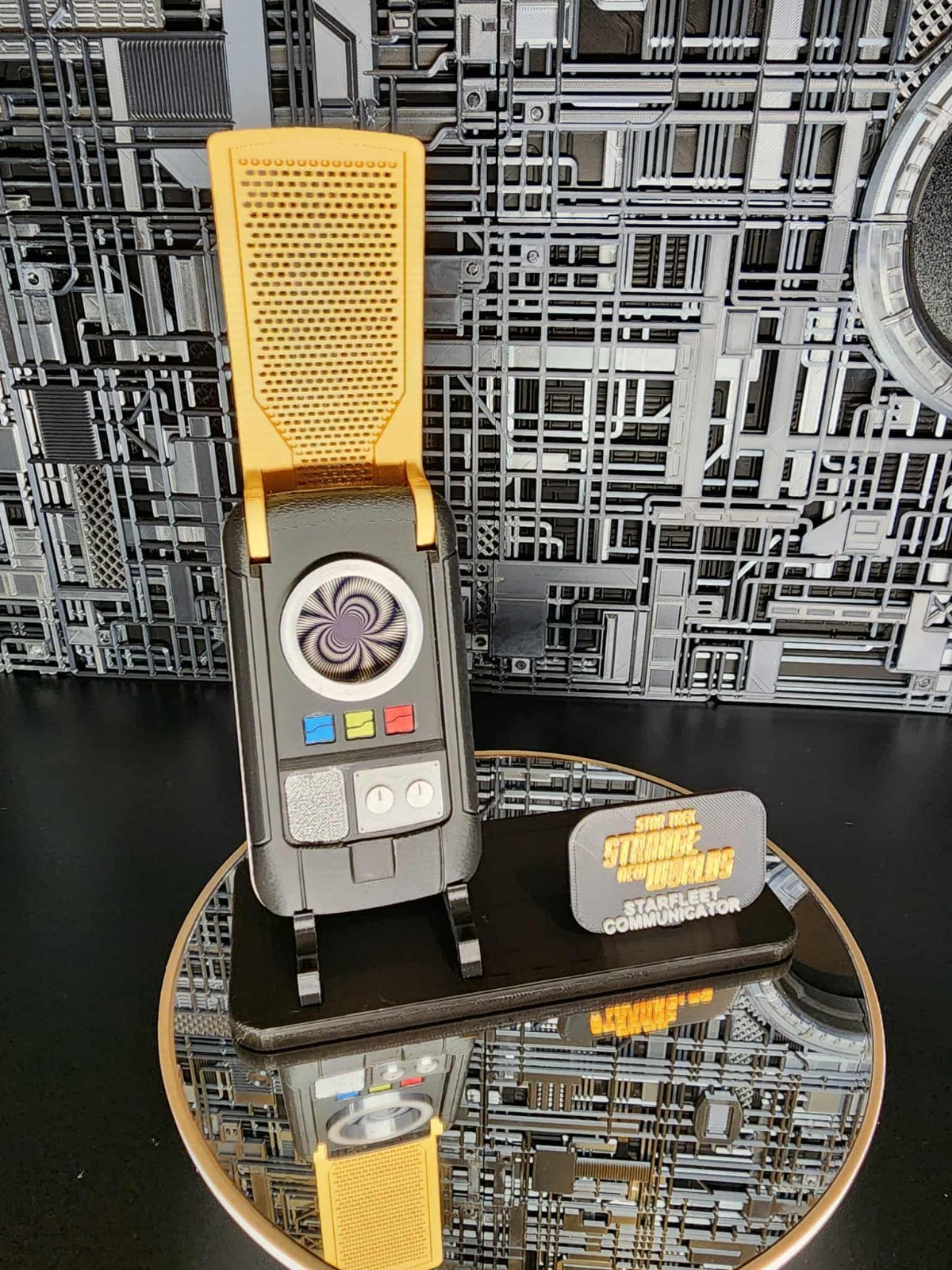 Star Trek Strange New Worlds Communicator Prop (UPDATED PRINT) - MATTE Finish Star Trek Strange New Worlds Communicator Prop (UPDATED PRINT) - MATTE Finish