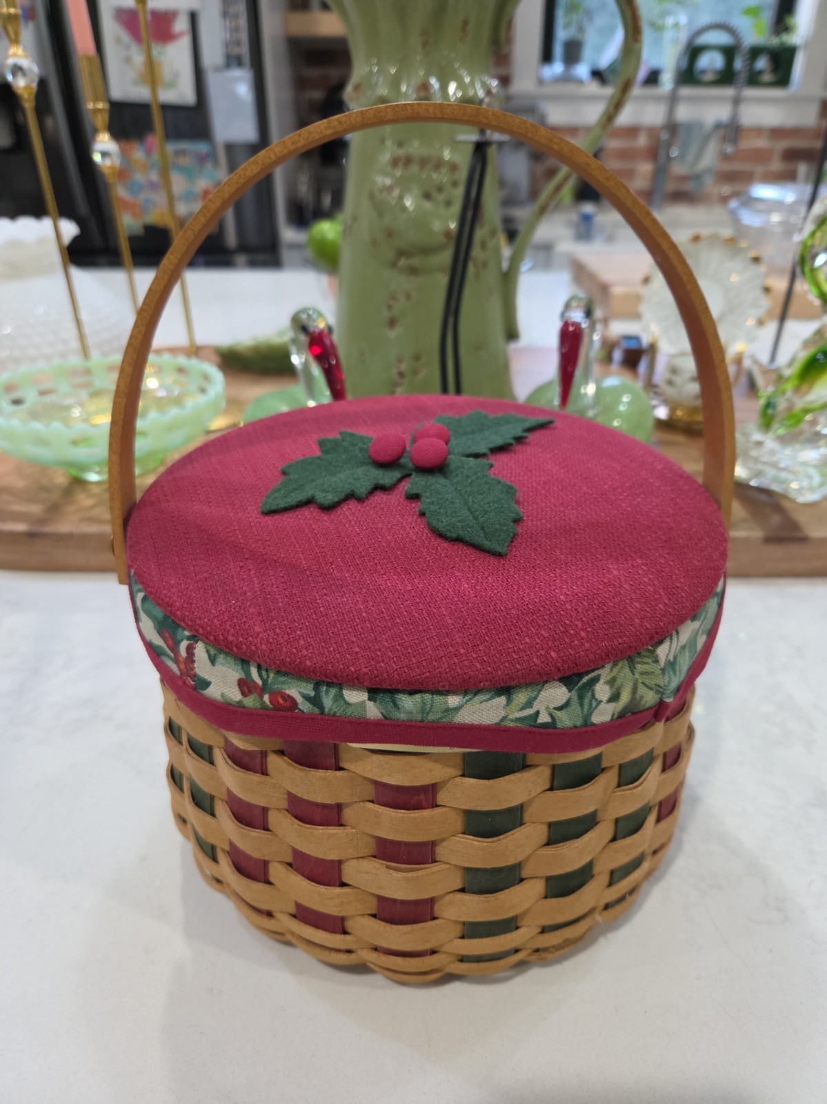 Vintage Longaberger Christmas Collection 2003 Edition Caroling Basket 8 Vintage Longaberger Christmas Collection 2003 Edition Caroling Basket 8