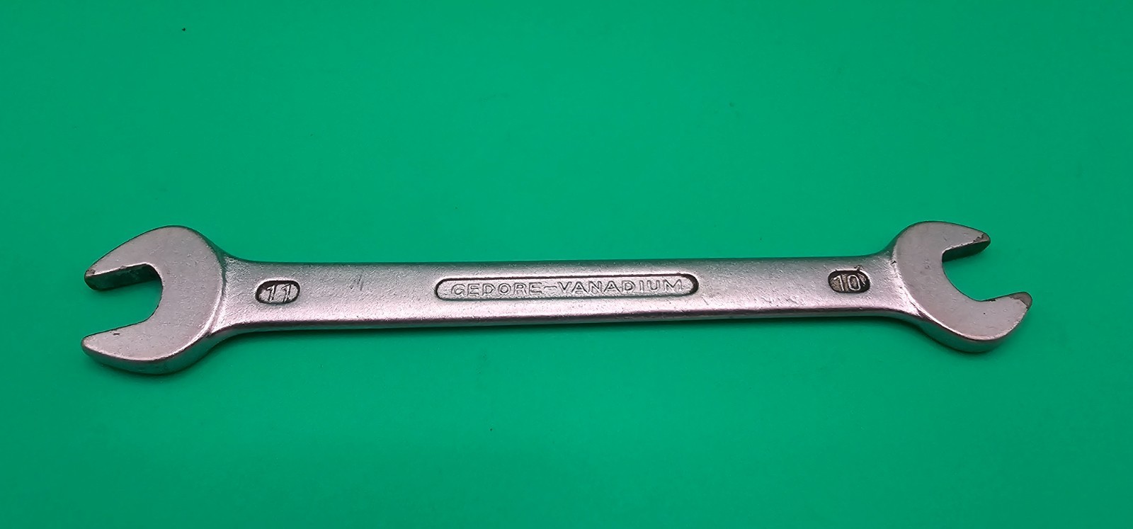 Vintage Gedore Vanadium 11 and 10mm Open Wrench No.6 Germany Vintage Gedore Vanadium 11 and 10mm Open Wrench No.6 Germany