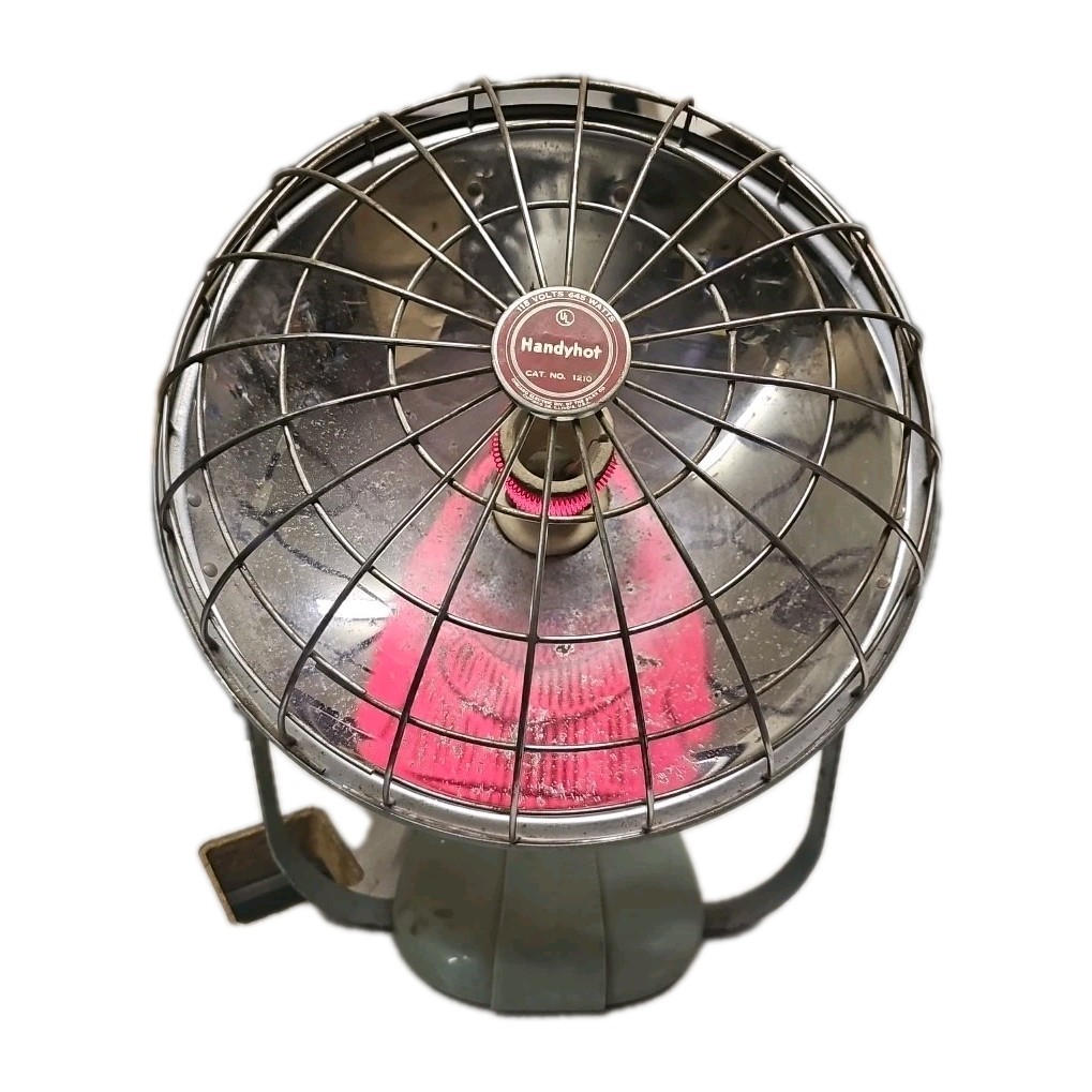 ART DECO Mint Green Vintage HandyHot No 1210 Chicago Electric Heater WORKING ART DECO Mint Green Vintage HandyHot No 1210 Chicago Electric Heater WORKING