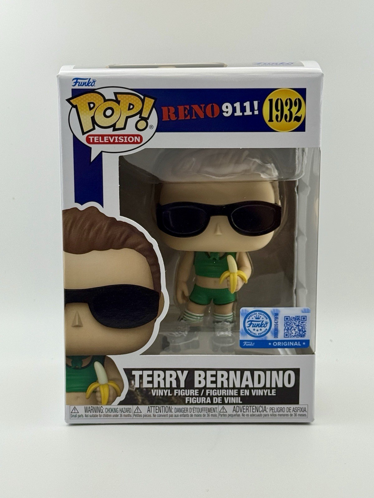 Funko Pop Television Reno 911 Terry Bernadino #1932 Funko Exclusive w/Protector Funko Pop Television Reno 911 Terry Bernadino #1932 Funko Exclusive w/Protector
