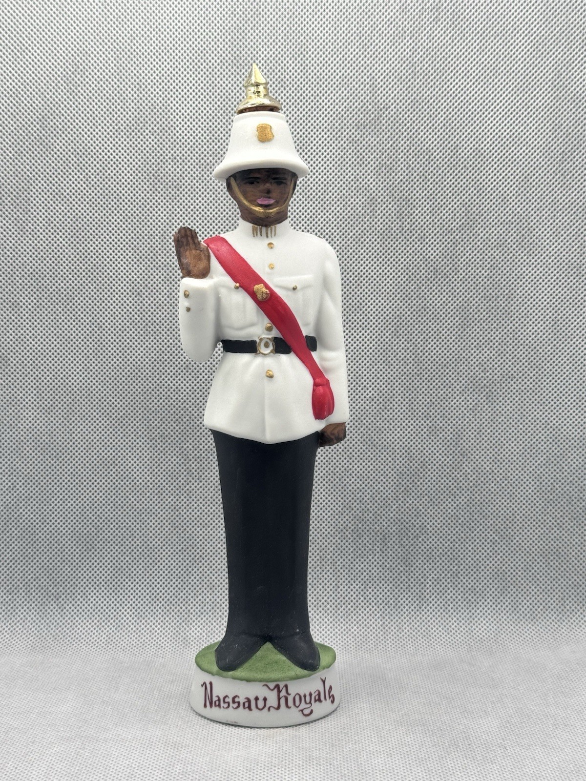 Vintage Nassau Royale Bahamian Royal Police Bisque Porcelain Decanter 8.5 Vintage Nassau Royale Bahamian Royal Police Bisque Porcelain Decanter 8.5