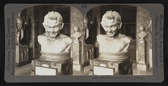 The Faun, Louvre, Paris, France Old Photo The Faun, Louvre, Paris, France Old Photo