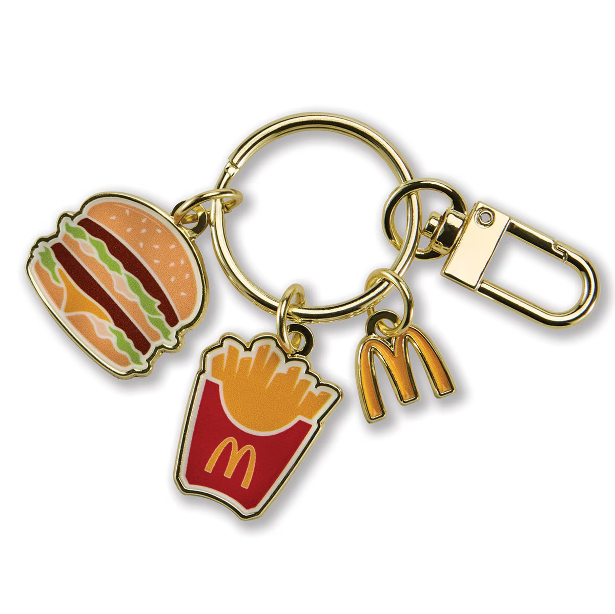 McDonald\'s Big Mac Fries Arches Charm Keychain - NEW McDonald\'s Big Mac Fries Arches Charm Keychain - NEW