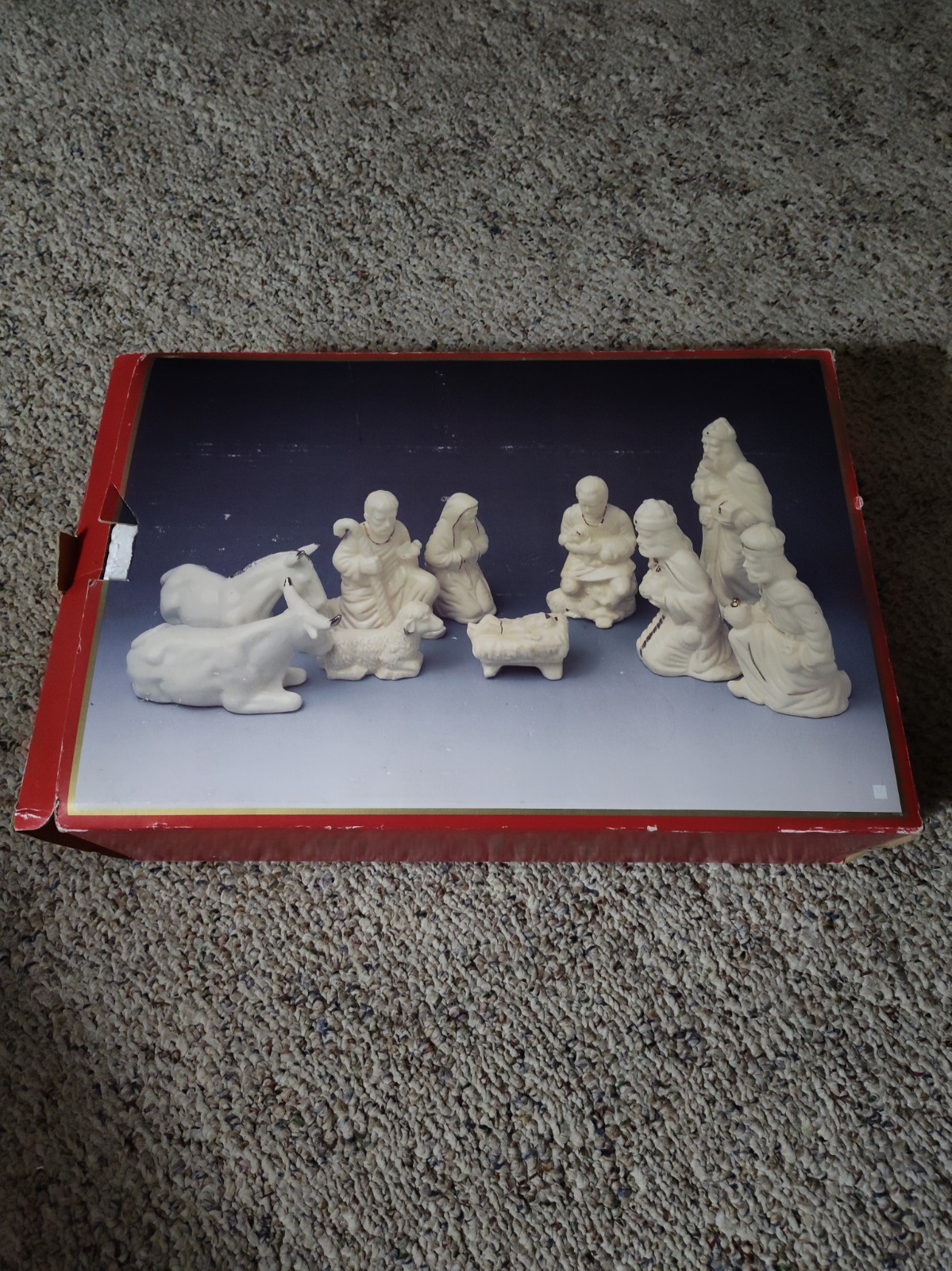 VTG Nativity Set Bisque 10 Piece Style A21631 Centurion Collection Complete VTG Nativity Set Bisque 10 Piece Style A21631 Centurion Collection Complete