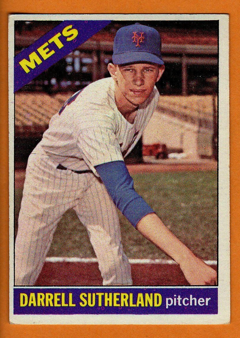 1966 Topps Baseball Card/Darrell Sutherland-New York Mets