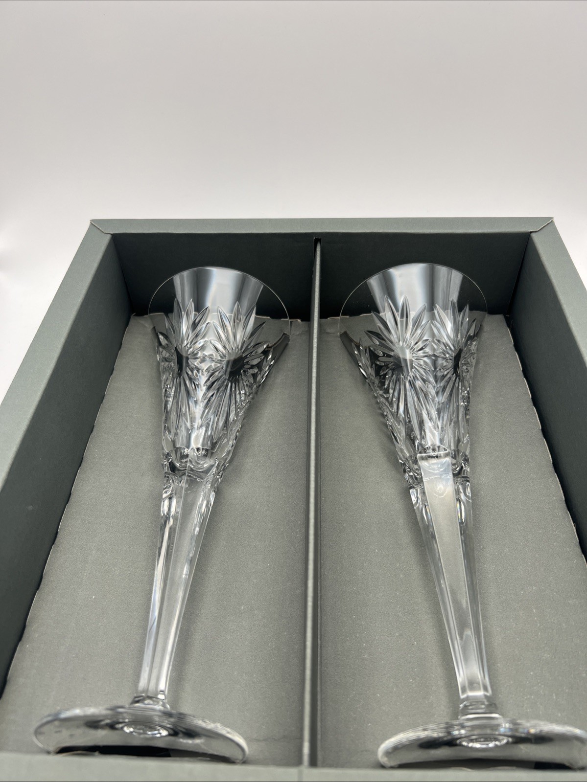 Waterford Crystal Millennium Collection Flutes Third Toast Signed Sean O'Donnell