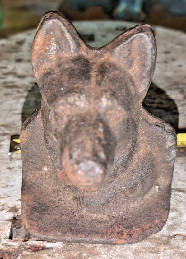 Antique Cast Iron Dog Antique Cast Iron Dog