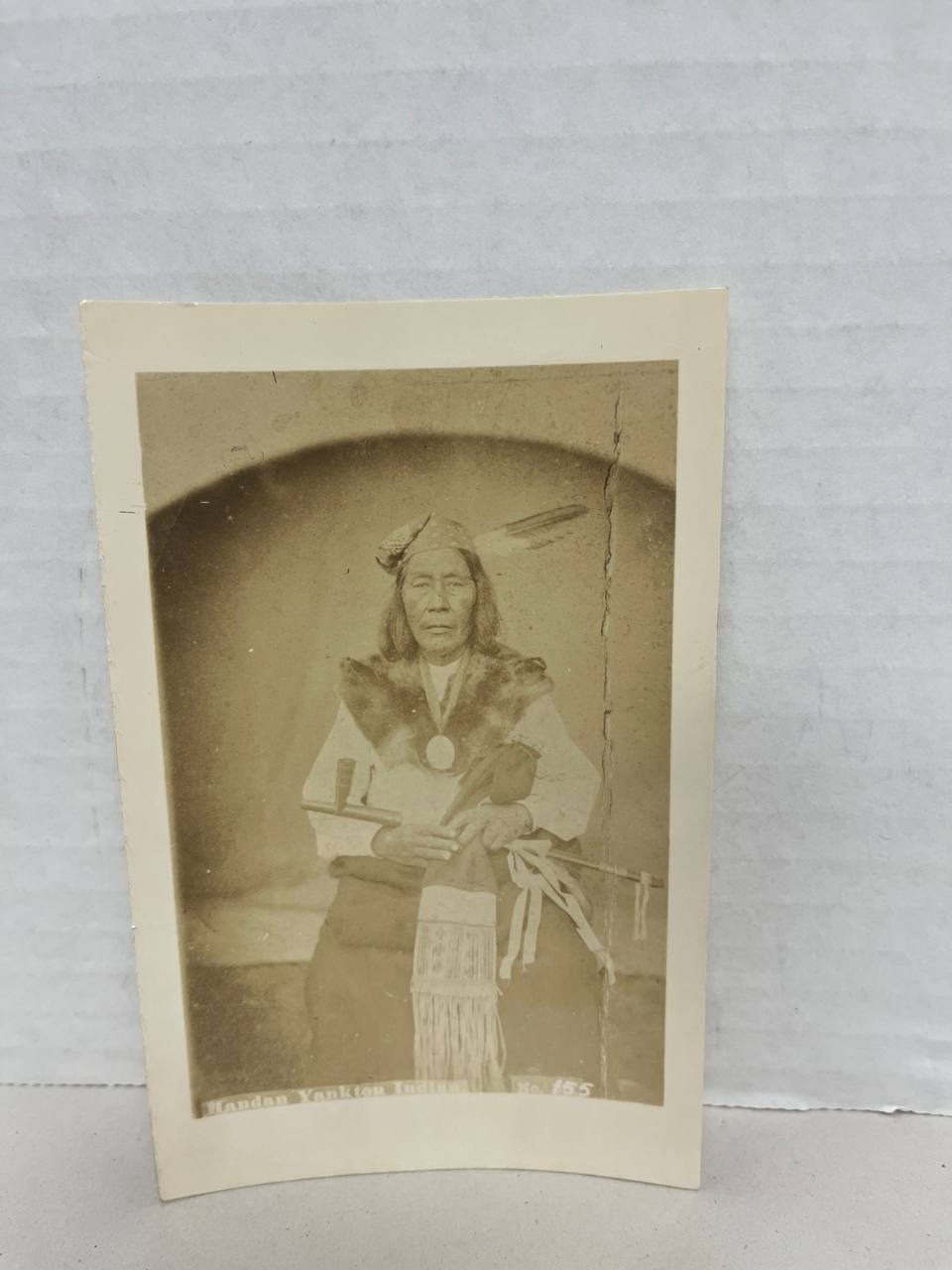 Vintage RPPC Mandan Yankton Indian No 155 Native American Real Photo Postcard Vintage RPPC Mandan Yankton Indian No 155 Native American Real Photo Postcard