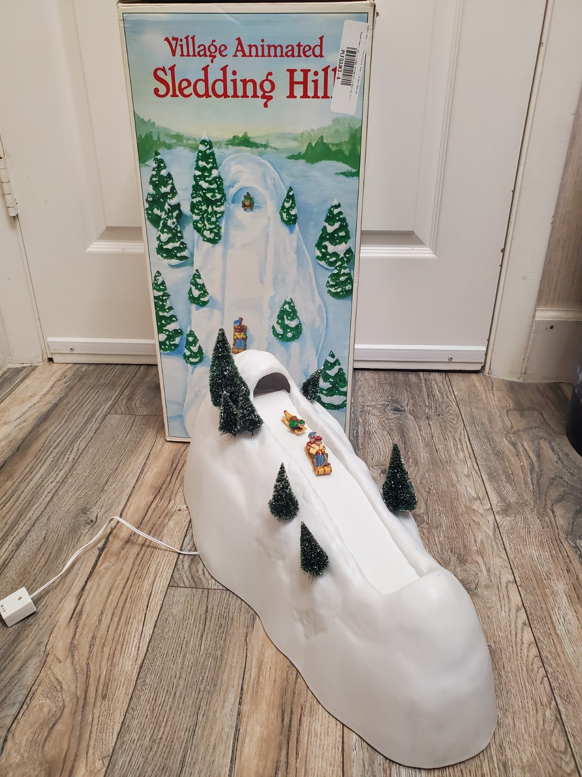 UPGRADED W/ NEW BELT & MOTOR - Dept 56 Village Animated Sledding Hill