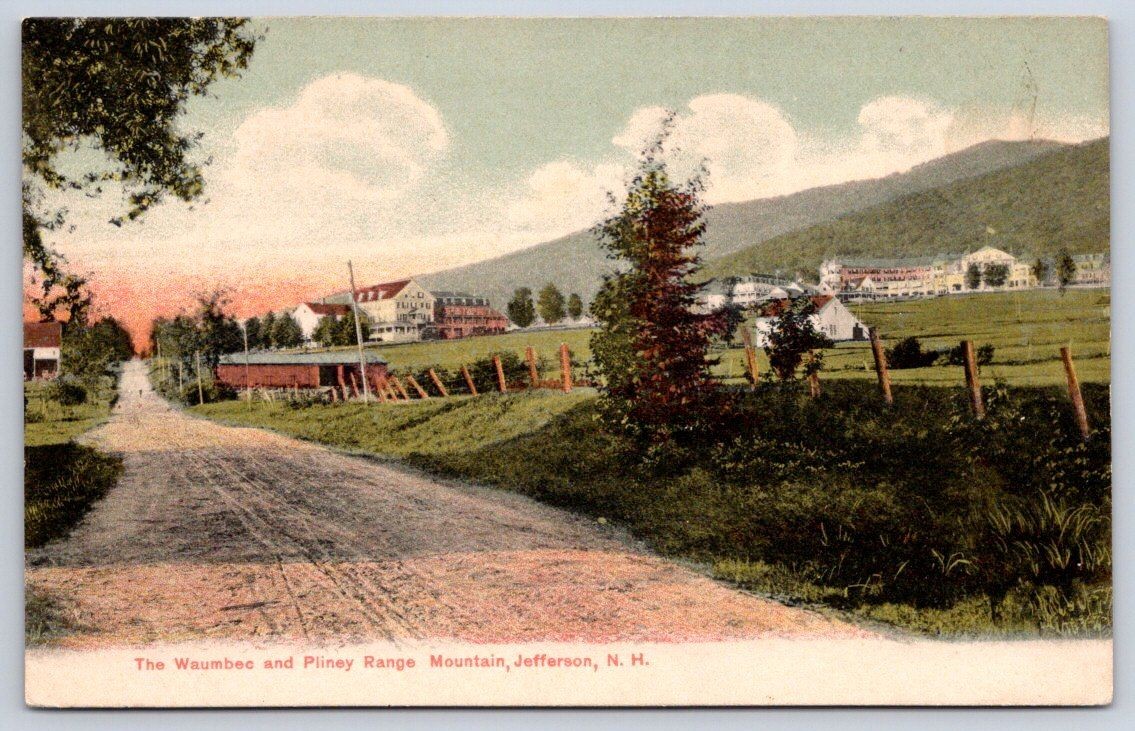 Antique New Hampshire Postcard JEFFERSON the Waumbec Hotel 1910