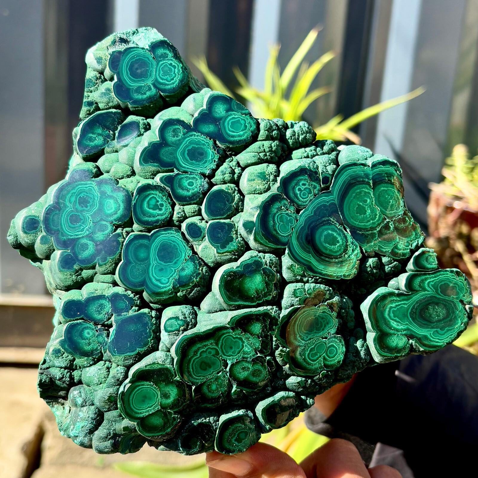 3.43LB Top natural silica, malachite, quartz crystals/mineral specimens