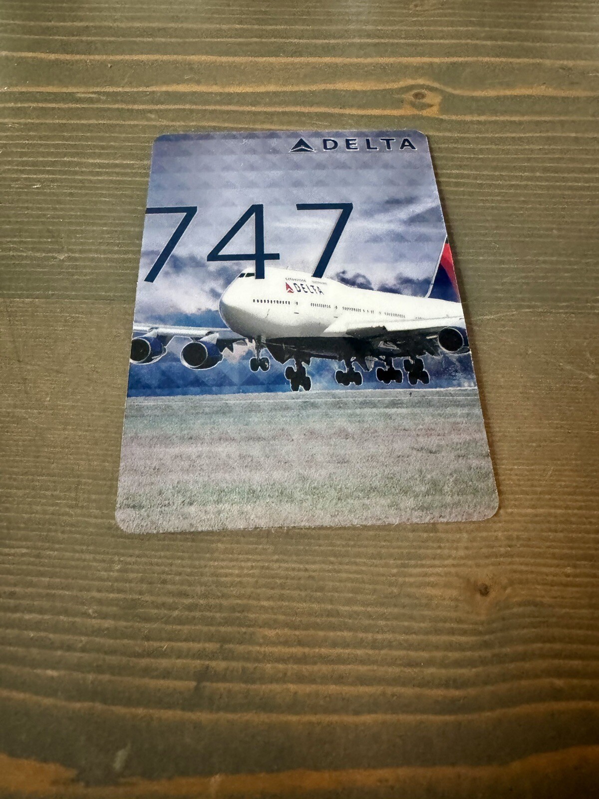 2016 Delta Air Lines BOEING 747 Aircraft Pilot Trading Collector Card #42 RARE 2016 Delta Air Lines BOEING 747 Aircraft Pilot Trading Collector Card #42 RARE