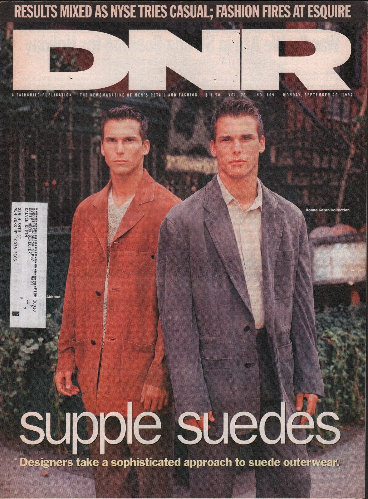 DNR Fashion Newspaper Monday September 29 1997  Donna Karan Abboud 112918DBE
