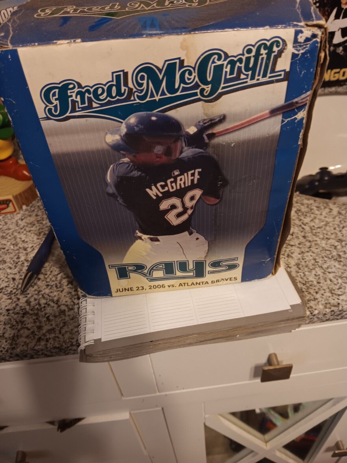 Fred Mcgriff Signed Action Figure With Coa Limited Edition 04394/15000