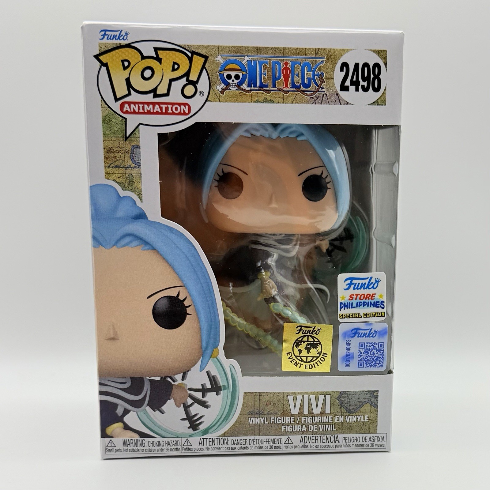 Funko POP One Piece Vivi #2498 Global Edition Exclusive Philippines +Protector Funko POP One Piece Vivi #2498 Global Edition Exclusive Philippines +Protector