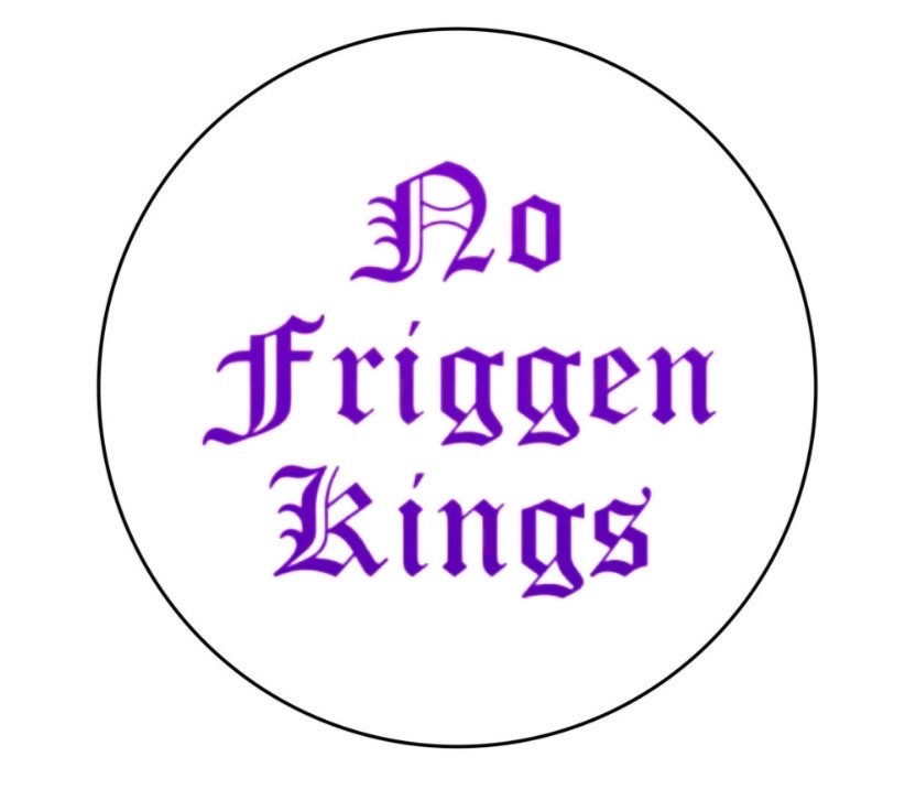 No Kings Protest Resistance  2.25”  Pinback Button Pin Badge