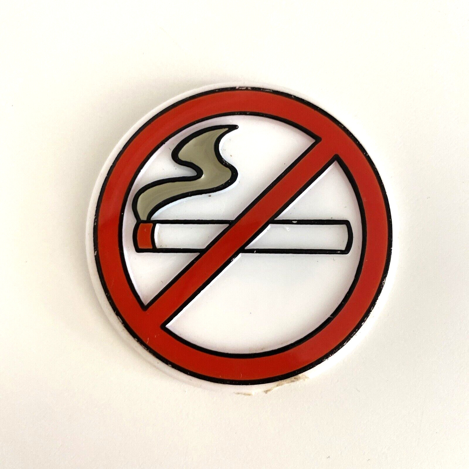Quit No Smoking Vintage 1984 Fridge Magnet