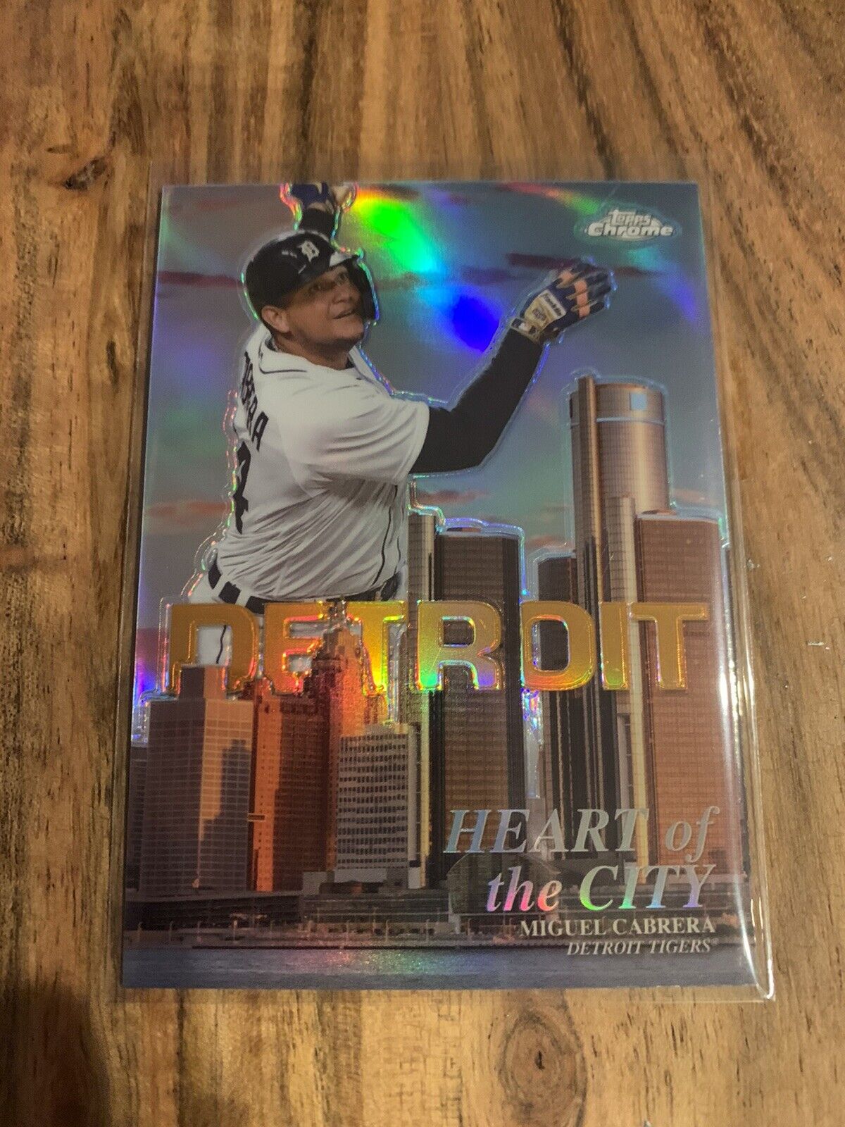 2022 Topps Chrome Miguel Cabrera Heart Of The City Refractor /25 HOC-2 Tigers