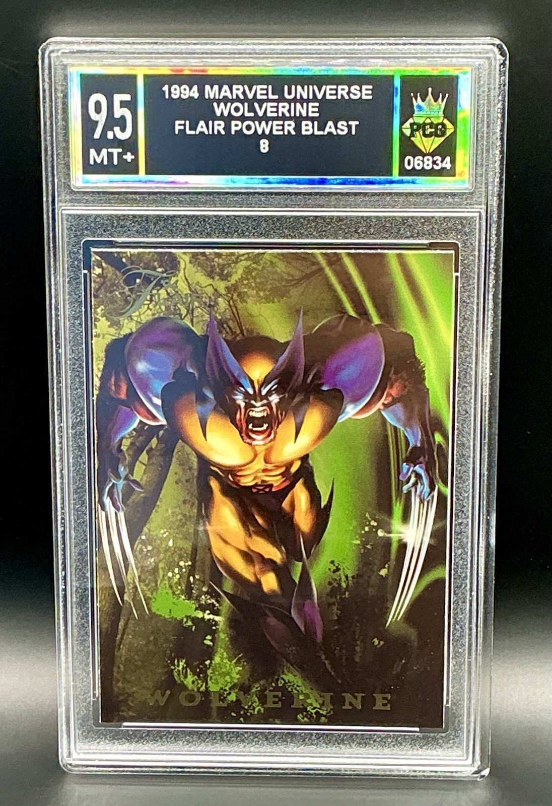 1994 Marvel Universe Wolverine Flair Power Blast #8 1994 Marvel Universe Wolverine Flair Power Blast #8