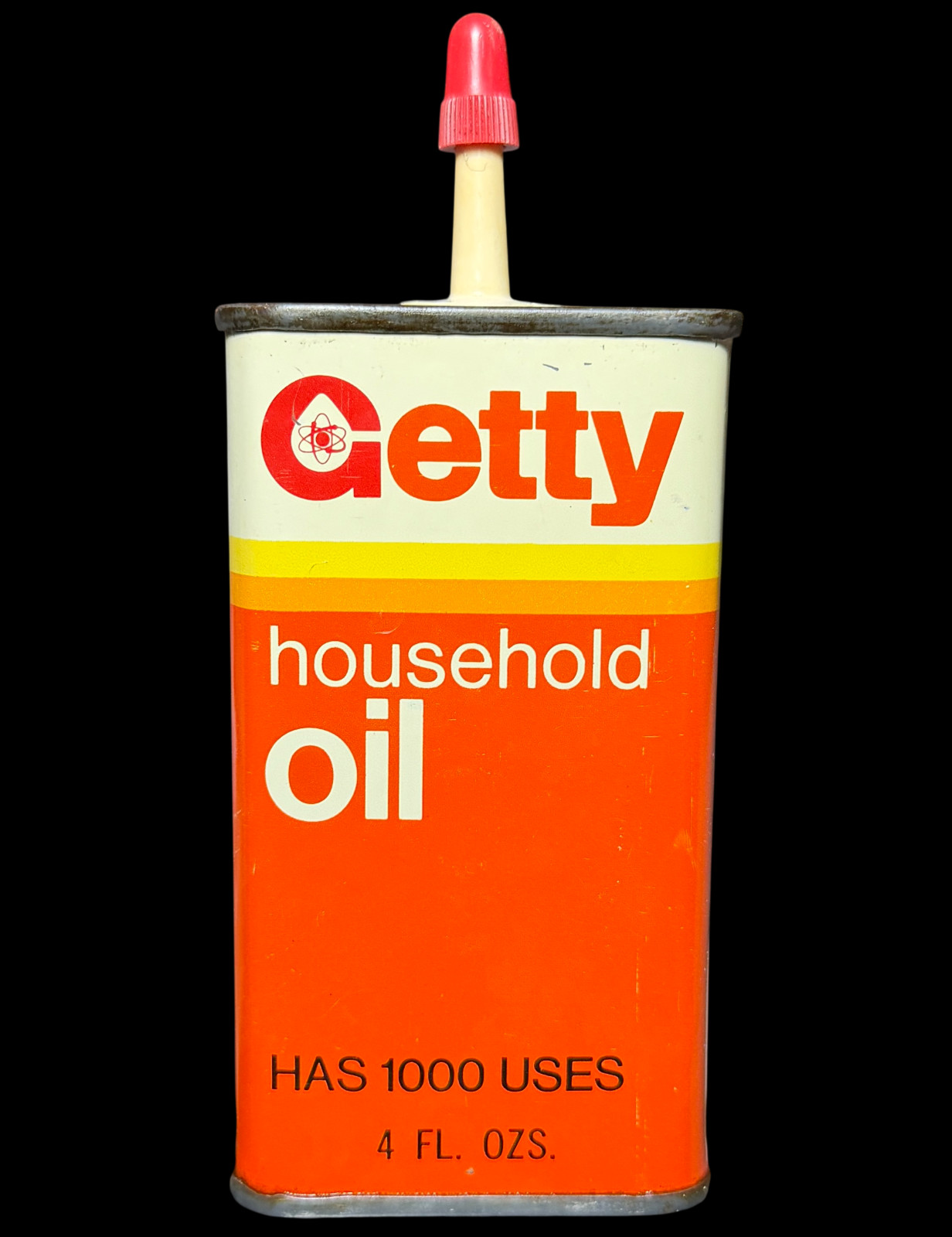 Vintage Getty 4 Oz. Oil Can Rare Clean Vintage Getty 4 Oz. Oil Can Rare Clean