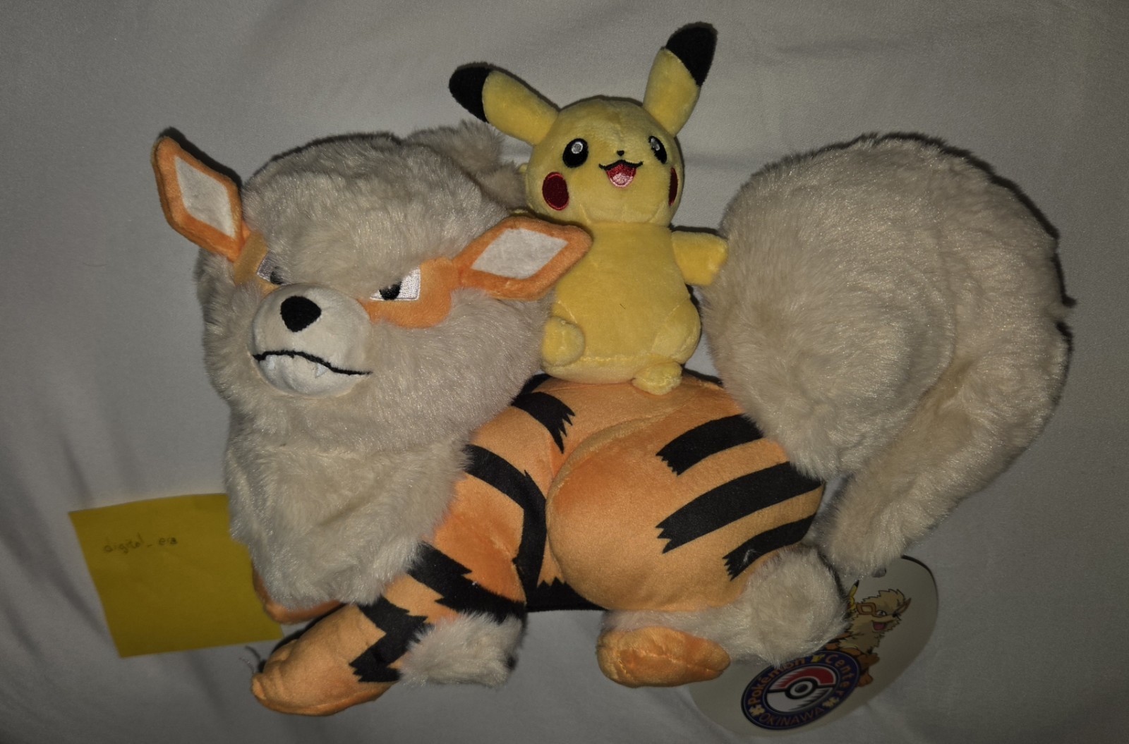 Pokemon Center Okinawa Exclusive Pikachu & Arcanine 1st Anniversary Plush Japan Pokemon Center Okinawa Exclusive Pikachu & Arcanine 1st Anniversary Plush Japan