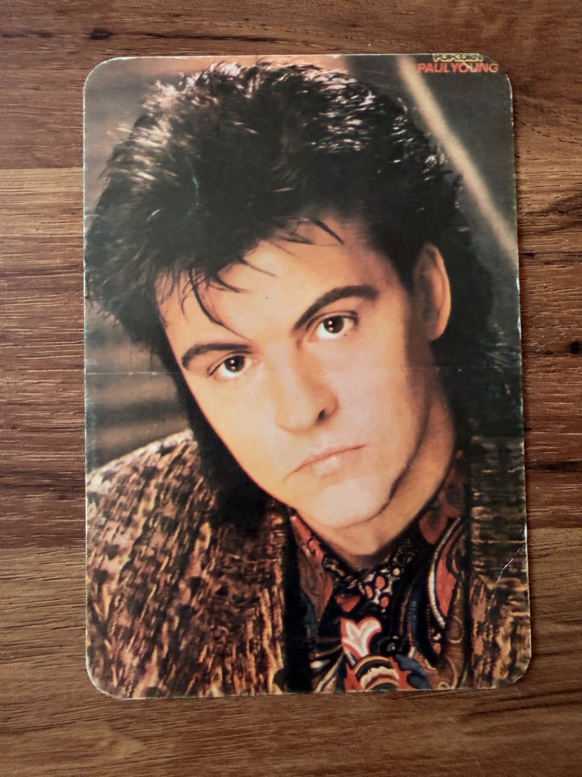 Vintage Paul Young Turkish Postcard Rare 1980s Pop Music Collectible Vintage Paul Young Turkish Postcard Rare 1980s Pop Music Collectible