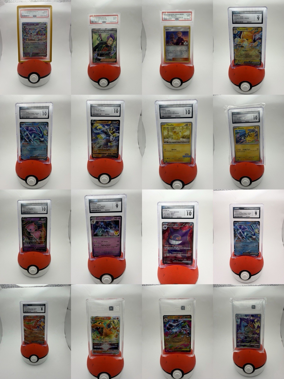 Lot of Graded Pokemon Cards - CGC, PSA, TAG Lot of Graded Pokemon Cards - CGC, PSA, TAG