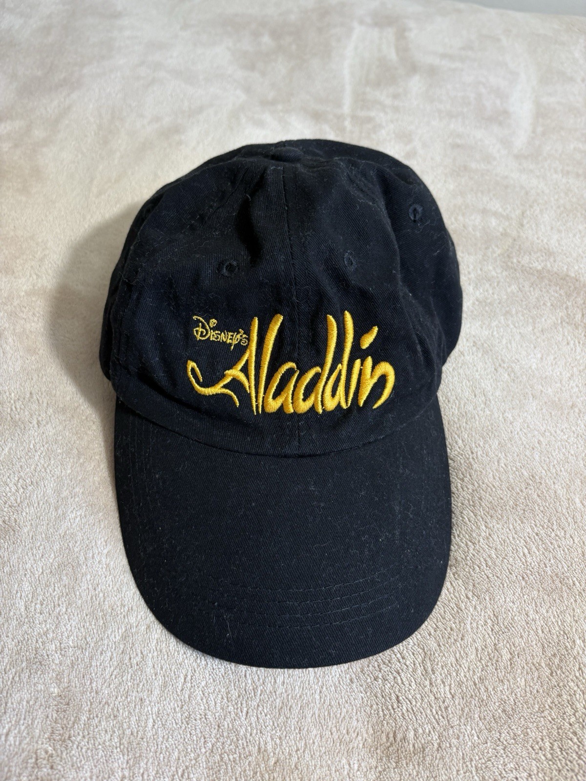 Vintage Disney Aladdin Adjustable Strap Back Baseball Hat Cap 90\'s Preloved