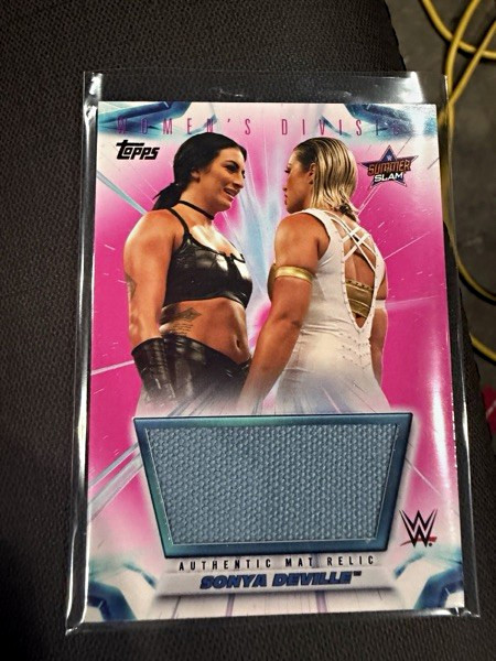 Topps 2020 WWE Women\'s Division Sonya Deville Authentic Mat Relic #MR-SD 056/150 Topps 2020 WWE Women\'s Division Sonya Deville Authentic Mat Relic #MR-SD 056/150