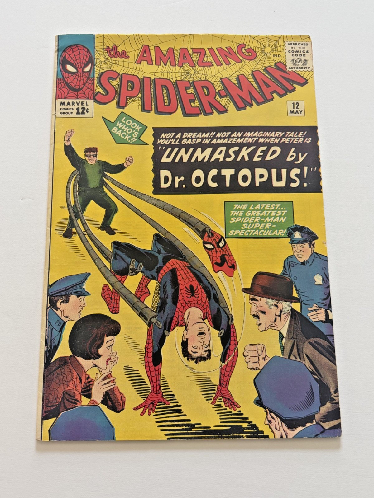 1964 Marvel Comics Amazing Spider-Man #12 Stan Lee Ditko Dr Octopus 1964 Marvel Comics Amazing Spider-Man #12 Stan Lee Ditko Dr Octopus