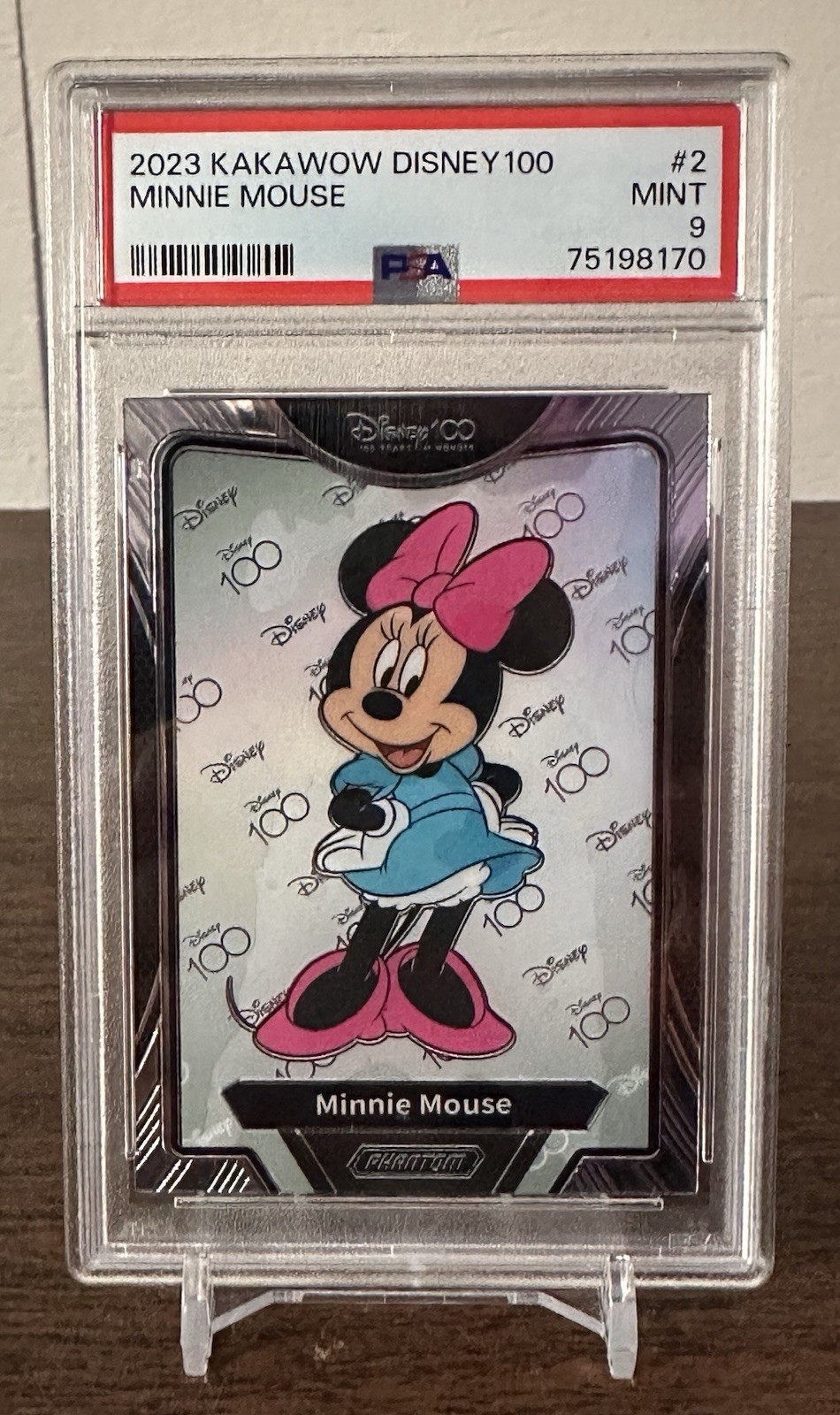 2023 Kakawow Disney 100 Minnie Mouse #2 | PSA 9 2023 Kakawow Disney 100 Minnie Mouse #2 | PSA 9
