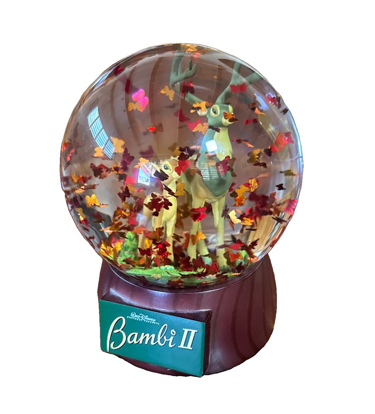 Walt Disney Pictures Bambi II Video Store Promotional Snow Globe Rare HTF