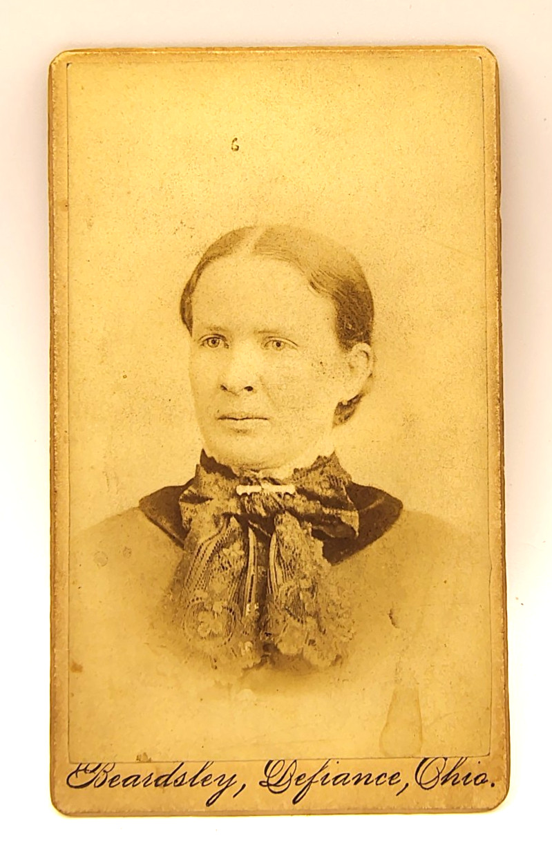 Identified Antique CDV - L. E. Beardsley - Defiance, Ohio - Catherine Troeger Identified Antique CDV - L. E. Beardsley - Defiance, Ohio - Catherine Troeger