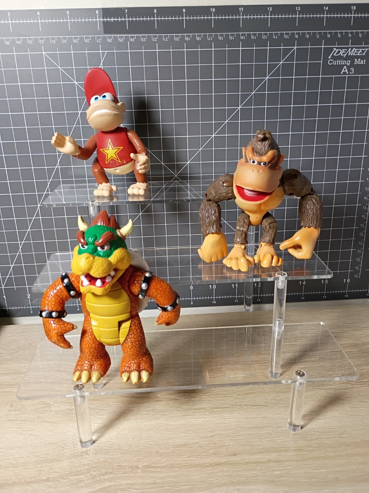 1999 TOYBIZ SUPER MARIO KART 64 Donkey Diddy Kong Bowser 5\
