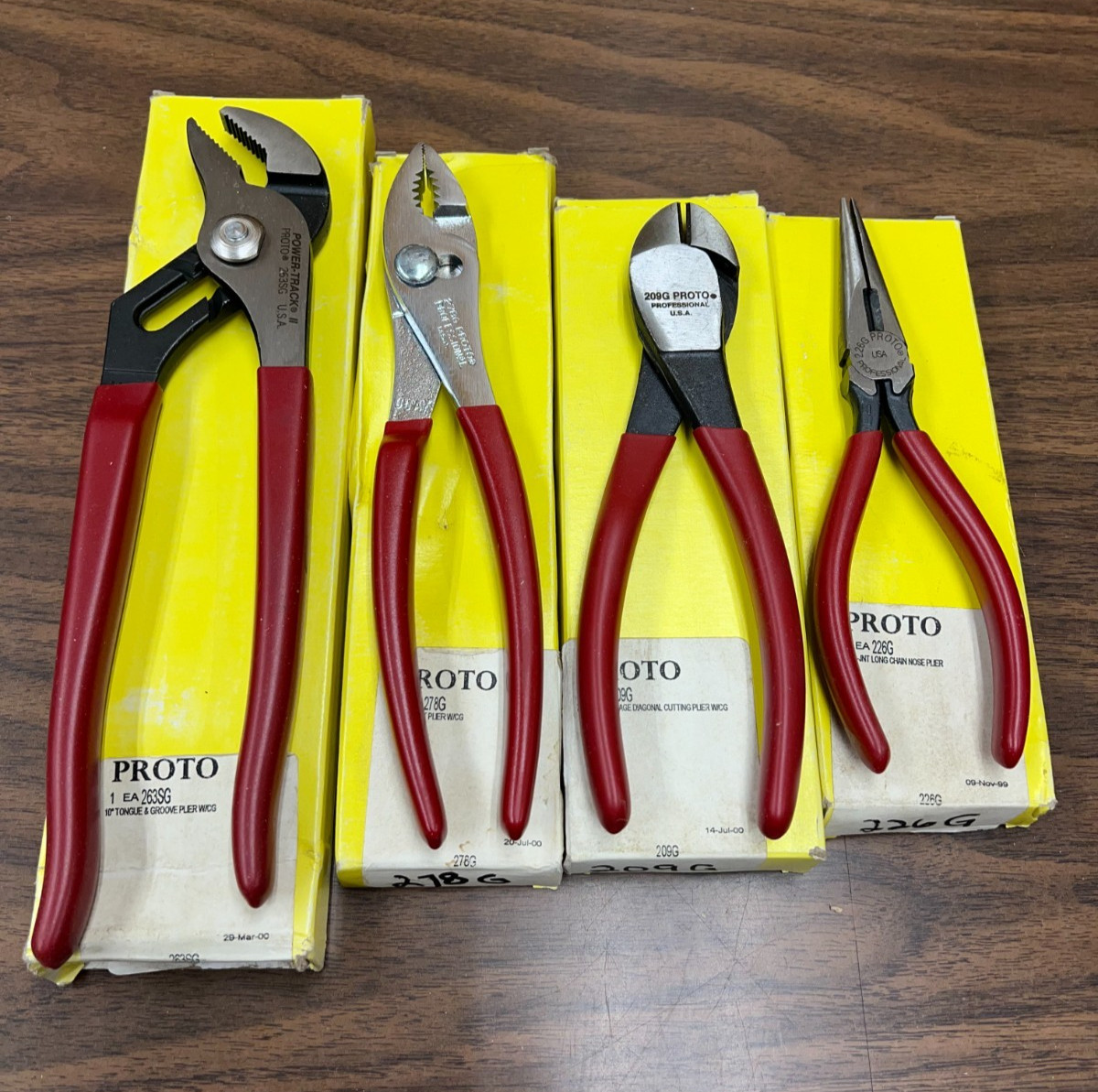 Vintage Proto Pliers Set