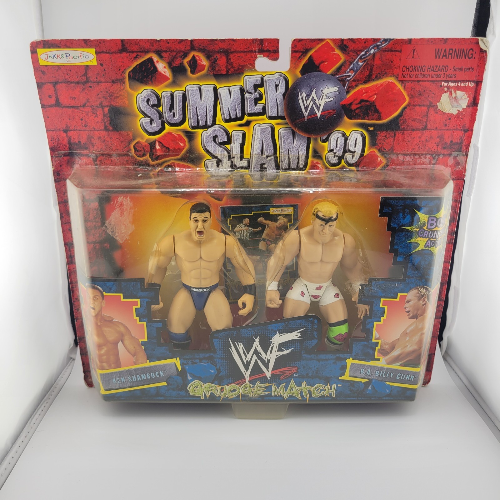 Vintage 1999 WWF Summer Slam ‘99 Grudge Match Ken Shamrock vs. Billy Gunn - New Vintage 1999 WWF Summer Slam ‘99 Grudge Match Ken Shamrock vs. Billy Gunn - New