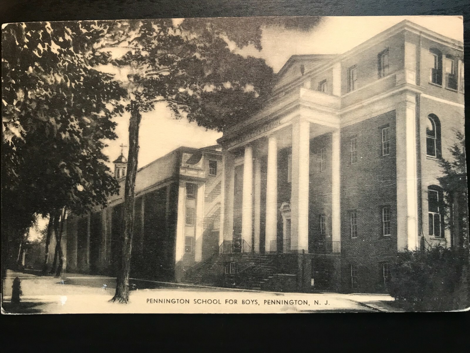 Vintage Postcard 1941 Pennington School for Boys Pennington New Jersey Vintage Postcard 1941 Pennington School for Boys Pennington New Jersey