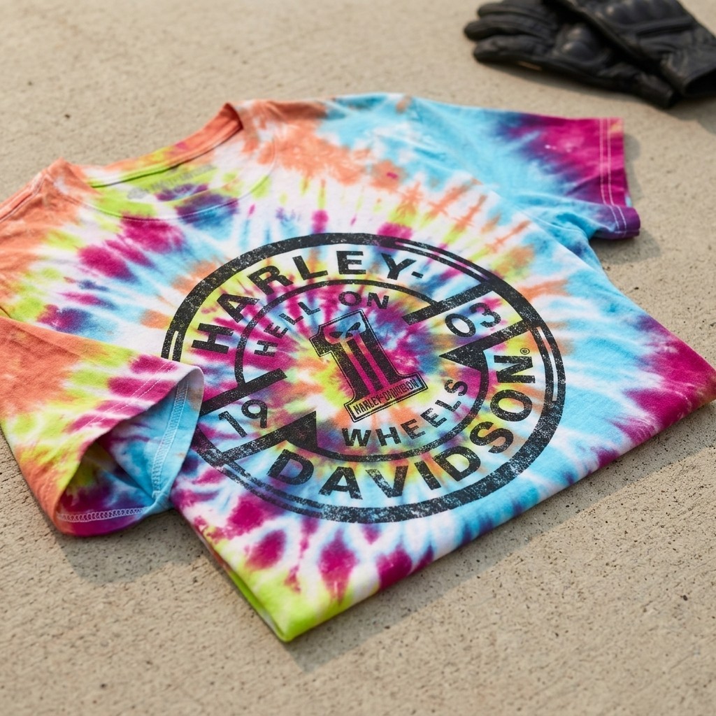 VTG 1903 Harley-davidson Tie dye shirt L VTG 1903 Harley-davidson Tie dye shirt L