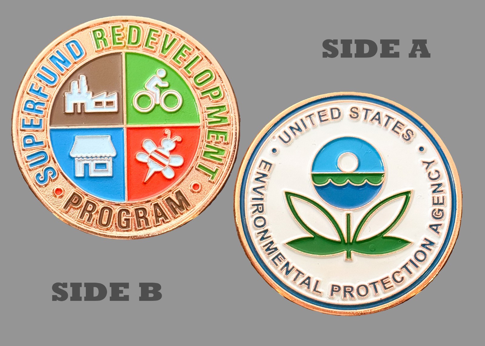 EPA Superfund Redevelopment Program Challenge Coin 1#30 EPA Superfund Redevelopment Program Challenge Coin 1#30