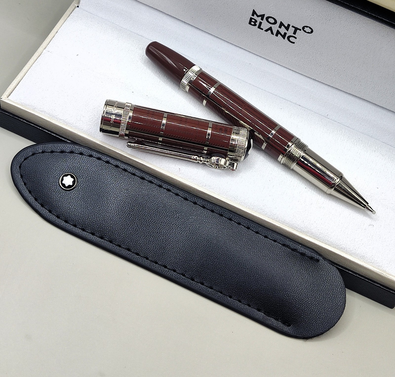COMBO* Montblanc Sir Arthur Conan Doyle Rollerball Pen With Box And Pouch